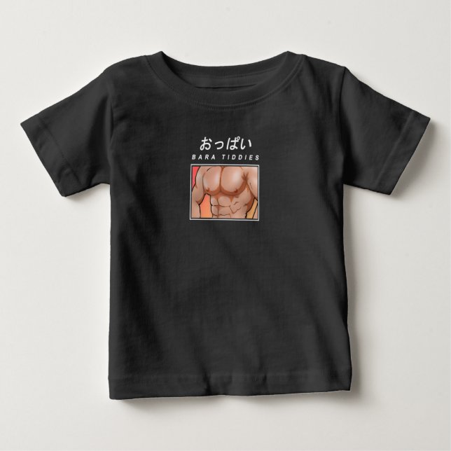 Bara Tiddies Funny Gay LGBT Yaoi Manga Anime-gåvor T Shirt (Framsida)