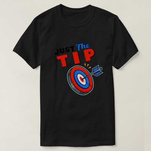 Bara Tip Dart Pin Funny Shooting Darts Manar Gif T Shirt (Design framsida)