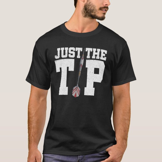 Bara Tip Dart Player Darting Dart Player Dartb T Shirt (Framsida)
