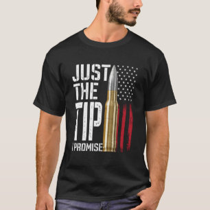 Bara Tip I Lomise Bullet American Flagga Gun Lo T Shirt