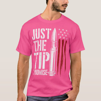 Bara Tip I Lomise Bullet American Flagga Gun Lo T Shirt