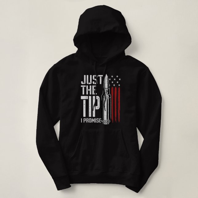 Bara Tip I Lomise Bullet American Flagga Gun Lo T Shirt (Design framsida)