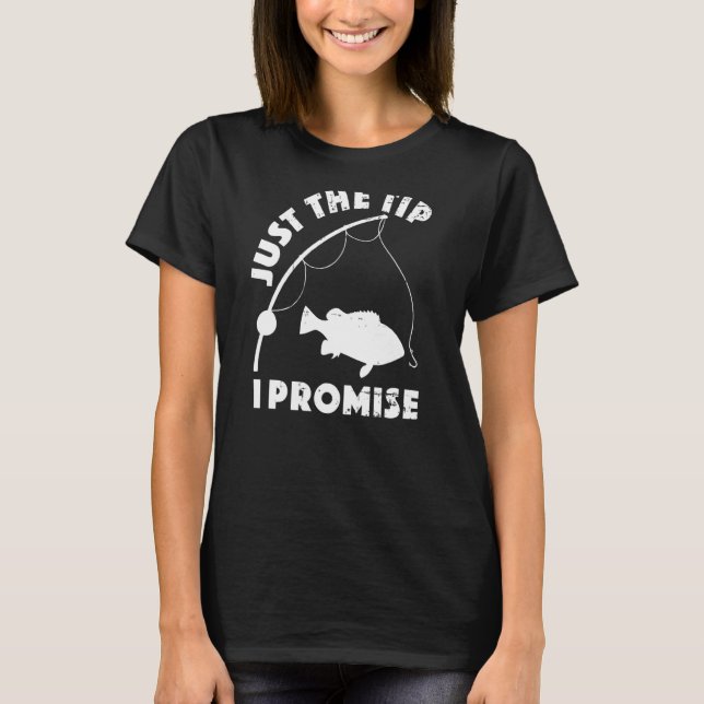 Bara "Tip Lomise Fishing Dubbla" betyder Humor T Shirt (Framsida)