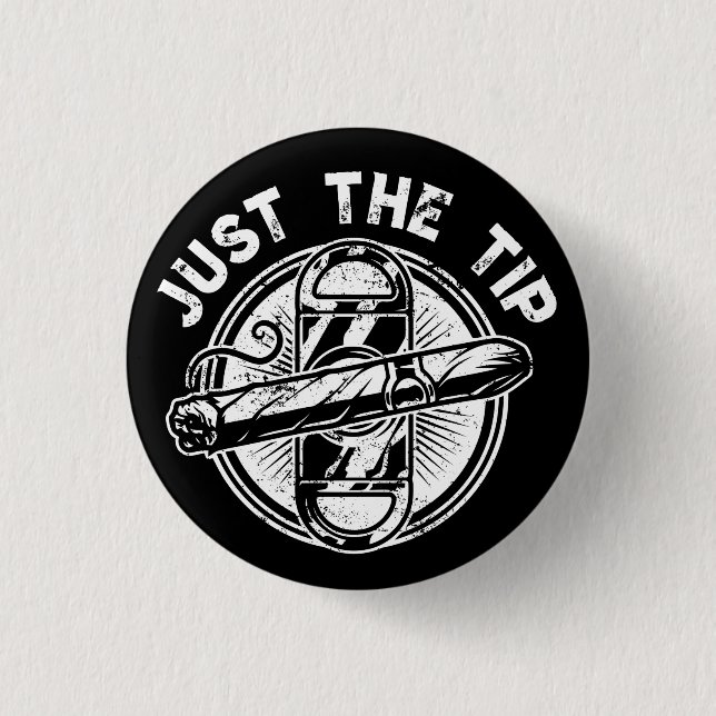 Bara tipcigarrrökaren ger en fin cigarrrök knapp (Framsida)