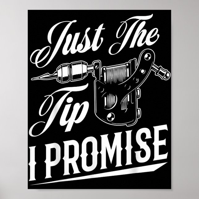 Bara tipens tatuerare-konstnären Funny Tattooist-g Poster (Framsidan)