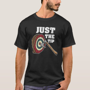 Bara tippen l Ax som kastar ut l Hatchet och Bulls T Shirt