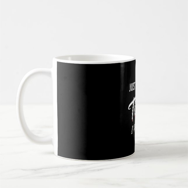 Bara tips löfte Halloween Blodig Hand Kors Kaffemugg (Vänster)