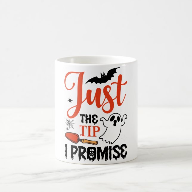 "Bara tipset I promise Halloween Mugg - Lustigt Ad (Center)