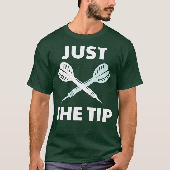 Bara tipshjälpen Darts Shirt Dart Player Team T (Framsida)