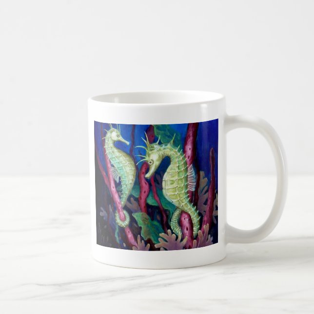 Bara två av oss - Seahorse Art Kaffemugg (Höger)