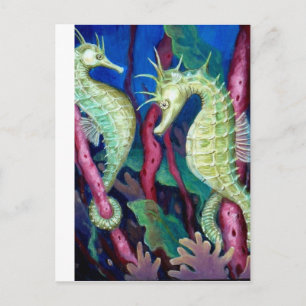 Bara två av oss - Seahorse Art Vykort