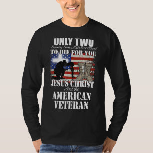 Bara två definierade dömer för dig Jesus Kristus V T Shirt