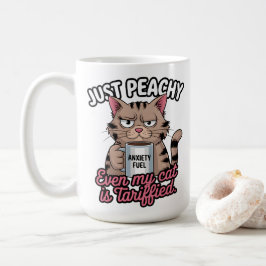 Bara underbar ångest katt kaffebrukspresent kaffemugg