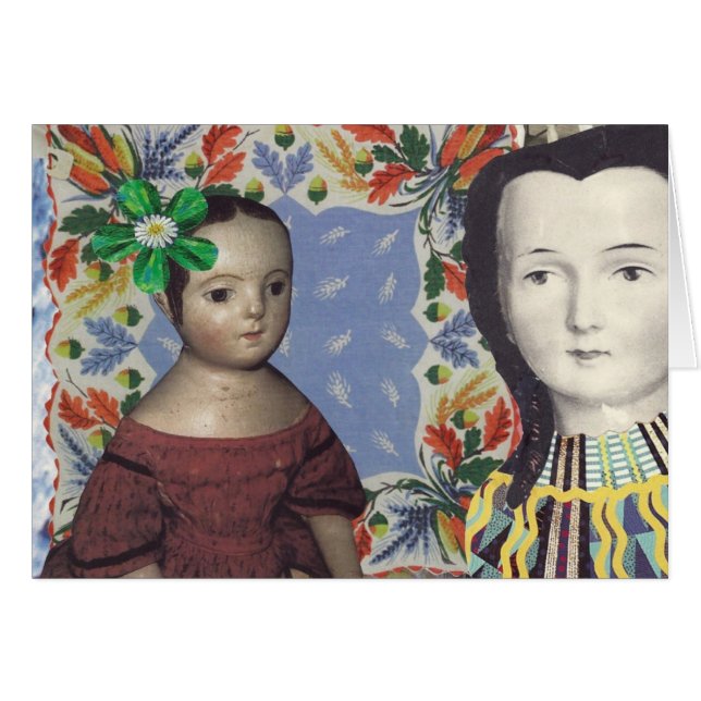 Bara Us Girls Hälsningskort (Framsidan Horizontal)