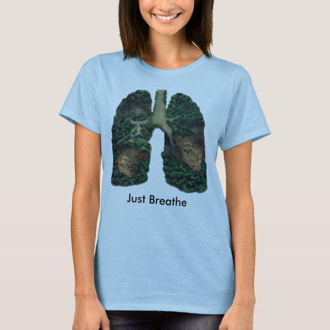 Bara utandning tee shirt (Framsida)
