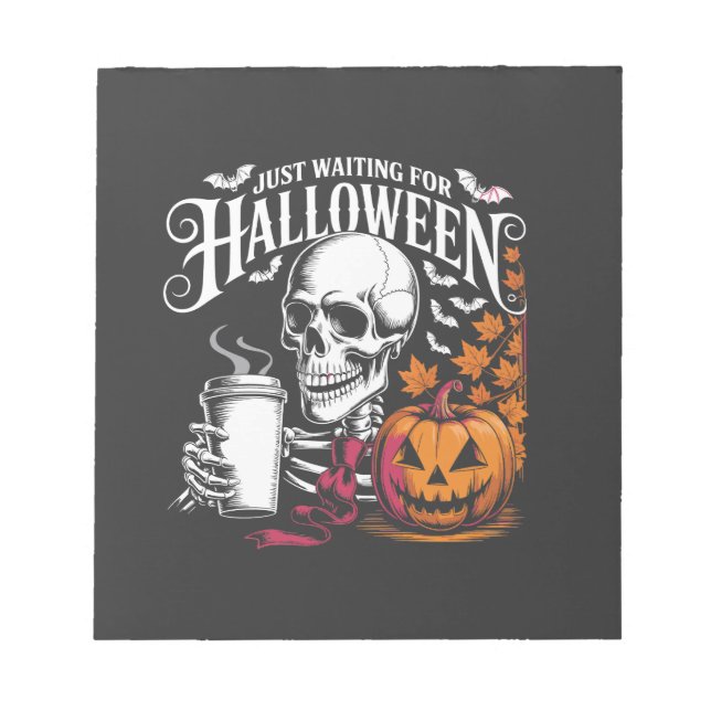 Bara väntar på Halloween Anteckningsblock (Framsida)