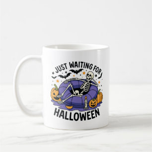 Bara väntar på Halloween – Rolig kuslig säsong Kaffemugg