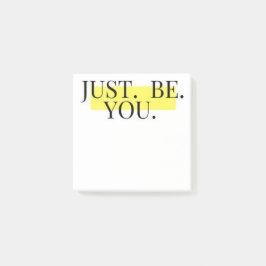 Bara Var Du Inspirerande Typografi Minimalistisk Post-it Block