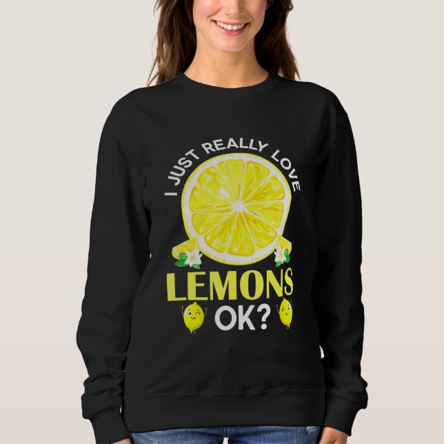 Bara Verkligen Kärlek Lemons Ok Lemonade T Shirt (Framsida)