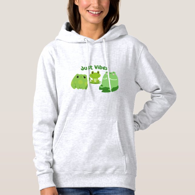 Bara vibbar-hoodie t shirt (Framsida)