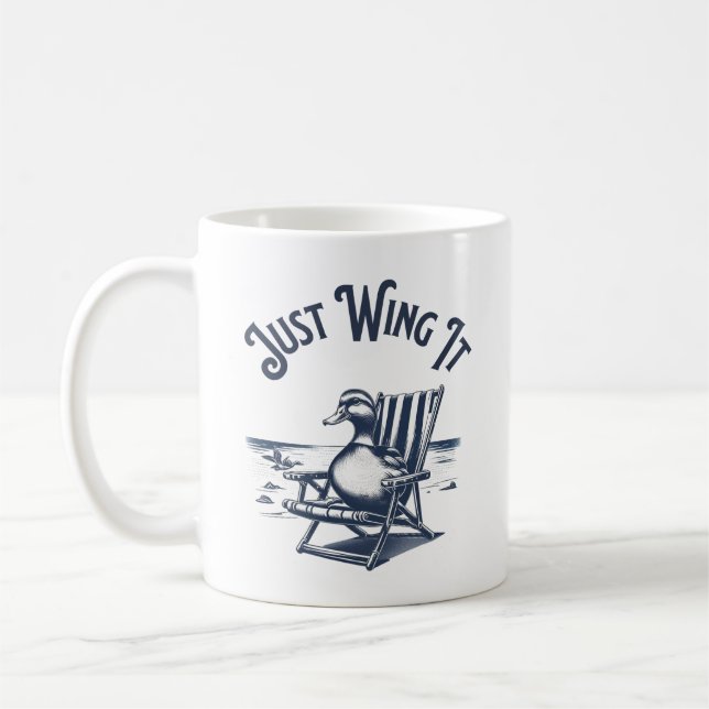 Bara Vinge, Anka på en bondestol Vibes Kaffemugg (Vänster)