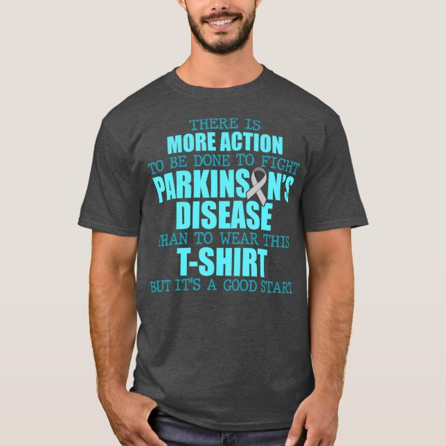 Bära Warrior för Parkinsons Disease Awareness T Shirt (Framsida)