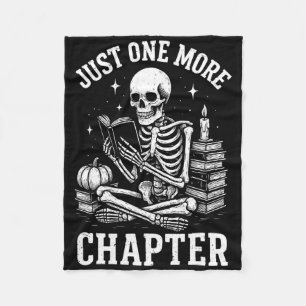 Bara ytterligare en kapitel Skeleton Reader Readin Fleecefilt