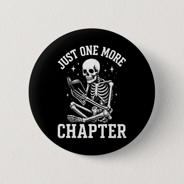 Bara ytterligare en kapitel Skeleton Reader Readin Knapp (Framsida)