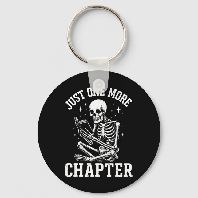 Bara ytterligare en kapitel Skeleton Reader Readin Nyckelring (Framsida)