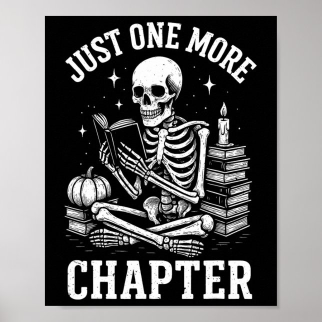 Bara ytterligare en kapitel Skeleton Reader Readin Poster (Framsidan)