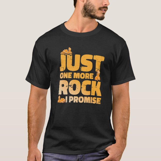 Bara ytterligare en sten lovar geolog t shirt (Framsida)