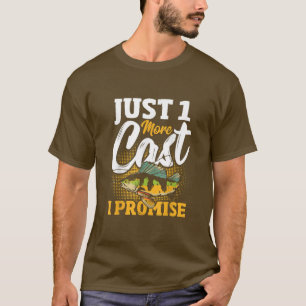 Bara ytterligare en vecka lovar jag att fiska fisk t shirt