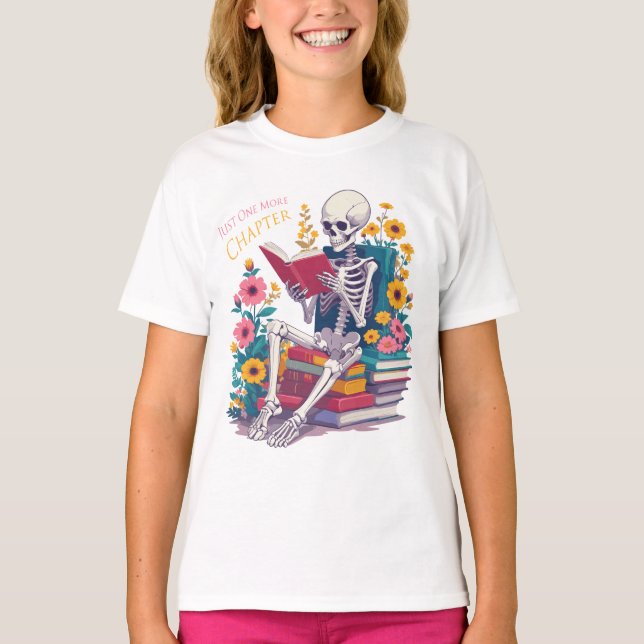 Bara ytterligare ett kapitel Skeleton-läsare av Bo T Shirt (Framsida)
