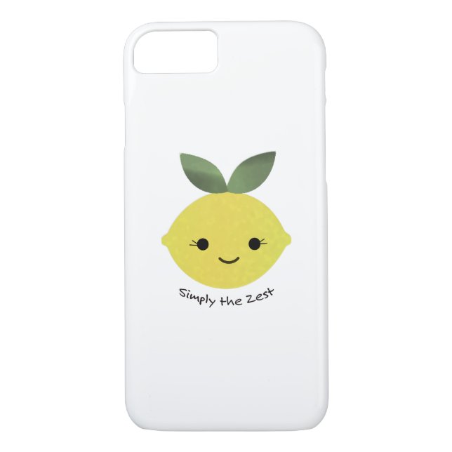 Bara Zest Cute Kawaii Lemon Case-Mate iPhone Skal (Baksida)