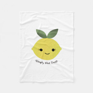 Bara Zest Cute Kawaii Lemon Fleecefilt