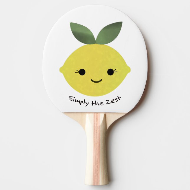 Bara Zest Cute Kawaii Lemon Pingisracket (Framsidan)