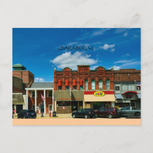 Baraboo Wisconsin Vykort