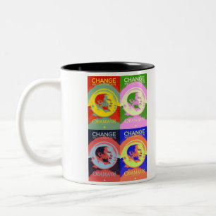 Barack 08 Pop-Konst mugg
