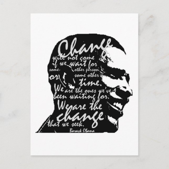 Barack - ändringsvykort vykort (Framsida)