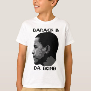 Barack är bombarderaskjortan t-shirt