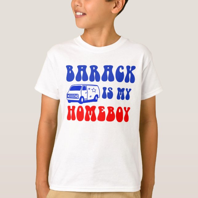 Barack är min hempojke tee shirt (Framsida)