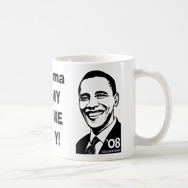 Barack för presidentmugg kaffemugg (Höger)