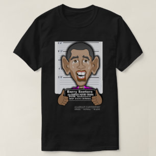 BARACK HUSSEIN OBAMA AKA BARRY SOETORO T SHIRT