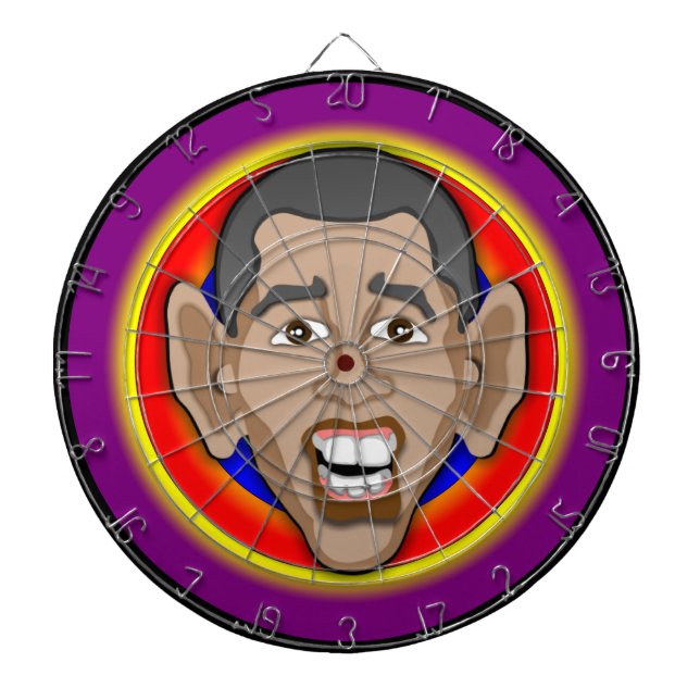 Barack Hussein Obama alias Barry Soetoro Darttavla (Framsidan)