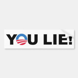 Barack Hussein Obama, "som DU LJUGER!", bildekal