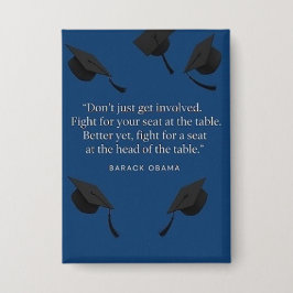 Barack "Lead the Way", citattknapp för Studenten Knapp