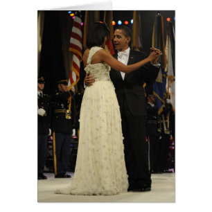 Barack & Michele Obama Hälsningskort