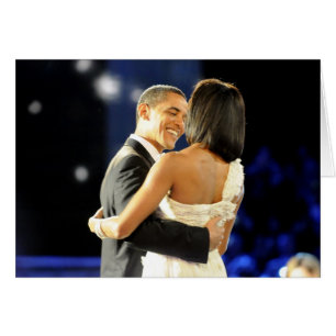 Barack & Michele Obama Hälsningskort