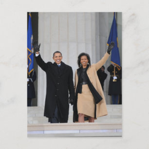 Barack & Michele Obama Vykort