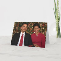 Barack & Michelle 2009WA-Greeting kort
